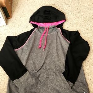 Sweat top, Grey with hood
